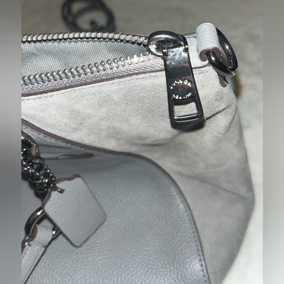 Chain Prairie Satchel Dark Gunmetal/ Heather Gray - Picture 9 of 9